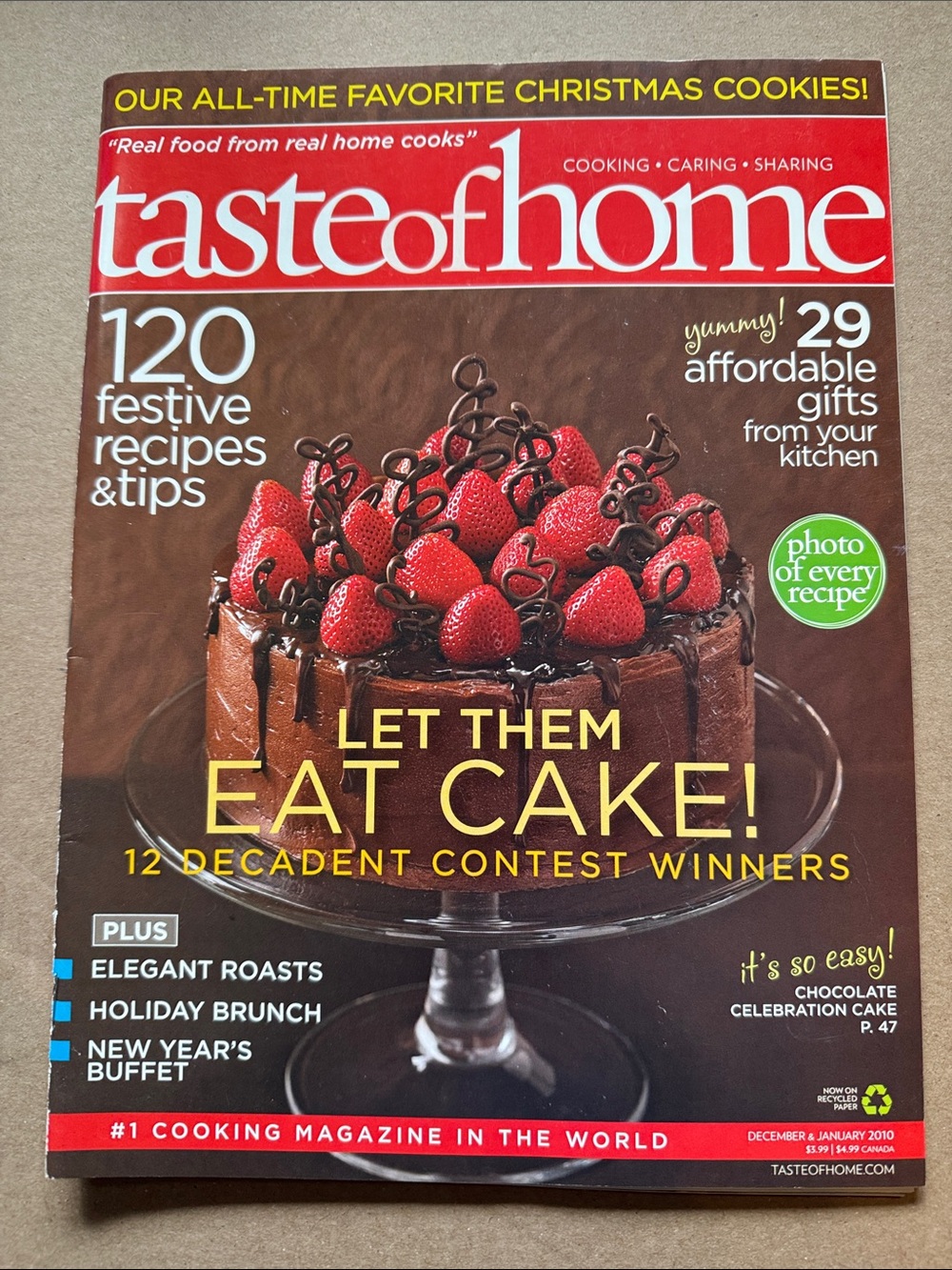 5/$15 Taste of Home Let Them Eat Cake Dec Jan 2010
